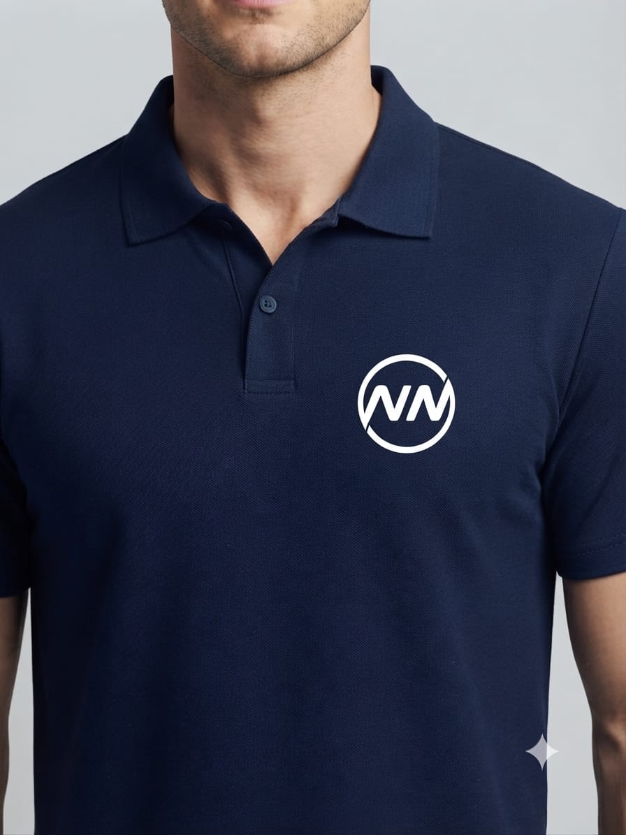 Premium Navy Blue Polo T-Shirt